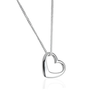 Floating Heart Necklace