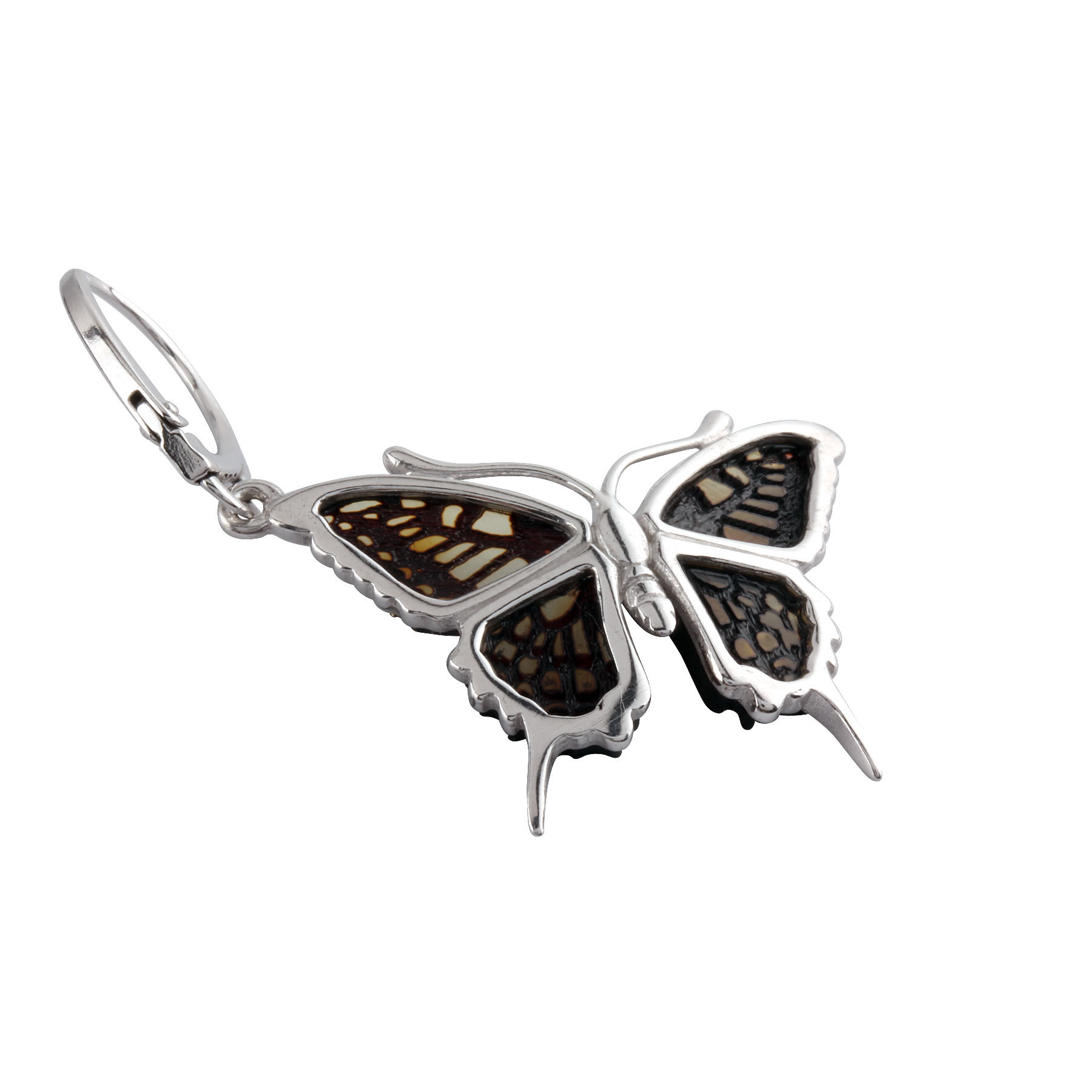 Silver Butterfly Earrings