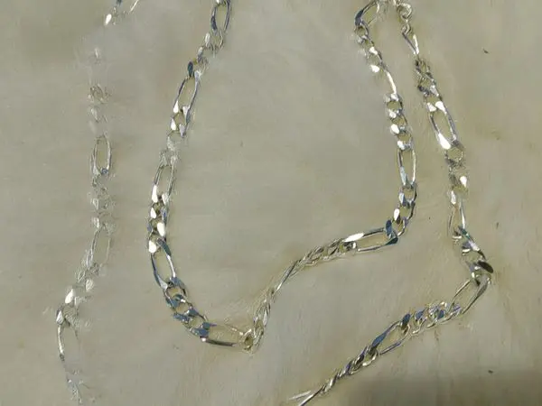 Review image for Solid Sterling Silver Figaro Chain 5.5mm Width