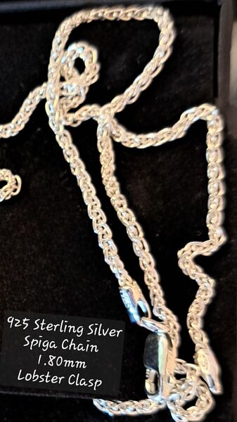 Review image for Silver Spiga Chain 1.80mm Diameter