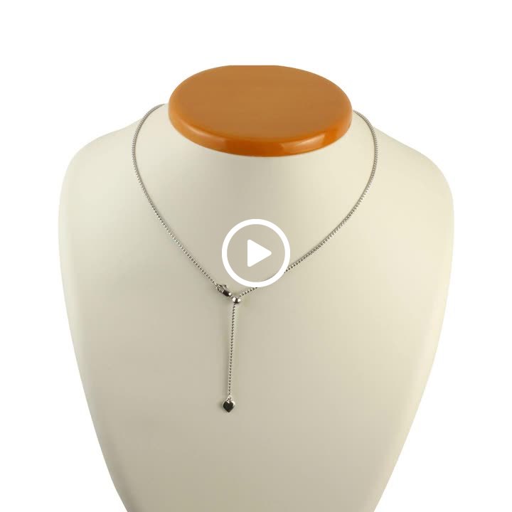 Adjustable Sterling Silver Pendant 